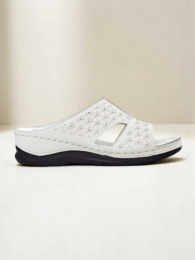 Royalfashion Damen Pantoletten mit dicker Sohle Nova Step