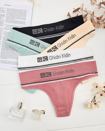 Royalfashion Damen-Tanga-Höschen mit Aufschriften