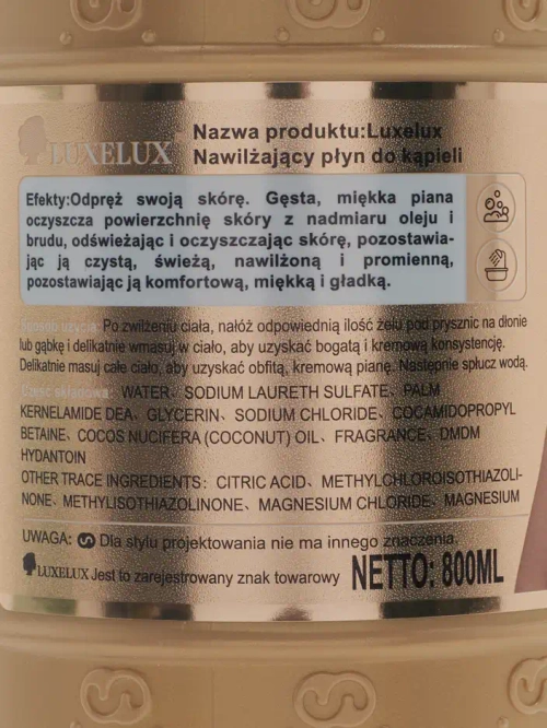 Luxelux Гель для душу Bright Embellish 800 мл