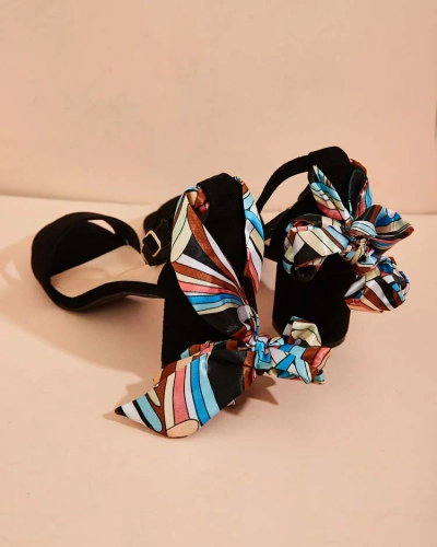 Royalfashion Damen Pfostensandalen Notrit