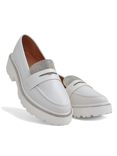 Royalfashion Damenmokassin mit Strass Vinness