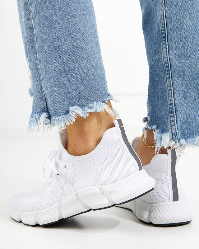 OUTLET Weiße Slip-On-Sneakers Pokerina für Damen - Schuhe