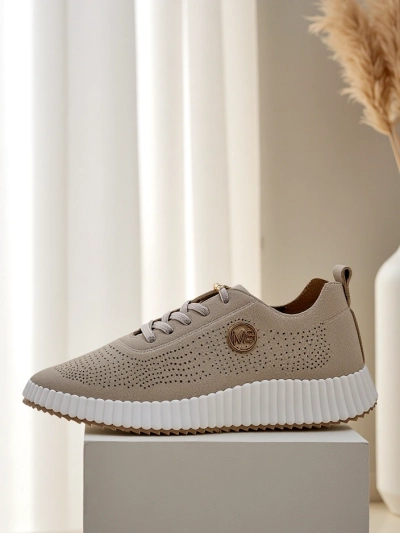 Royalfashion Damen sportliche perforierte Sneakers Tobin