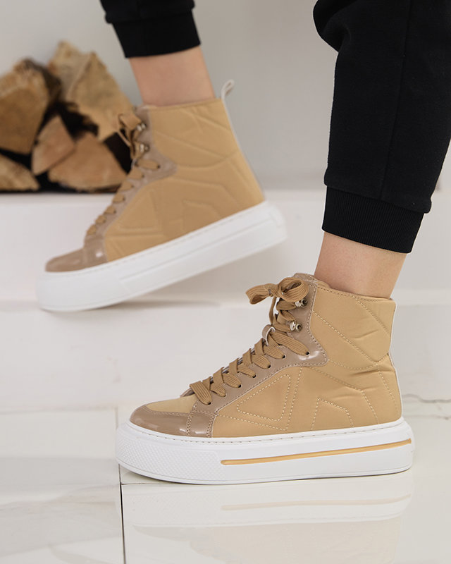 Sportschuhe für Damen in Khaki Asmako- Schuhe