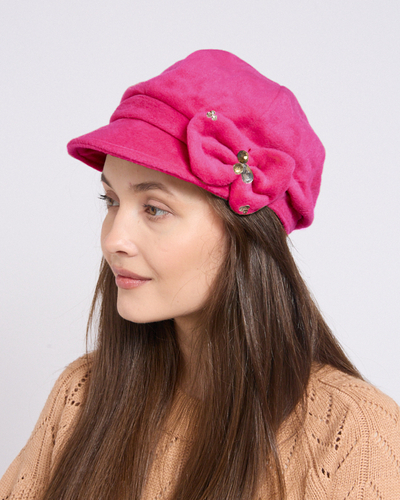 Royalfashion Damen-Barett mit Schleife