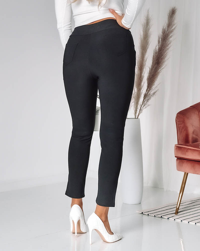 Damen-Treggings-Hose in Schwarz PLUS SIZE- Bekleidung