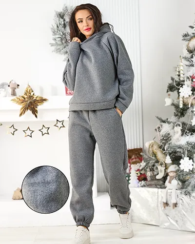 Royalfashion Damen Baumwoll Trainingsanzug Set
