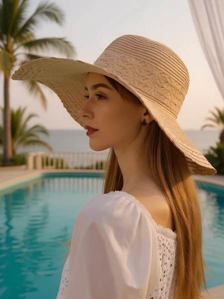 Royalfashion Damen Strohhut Elorine