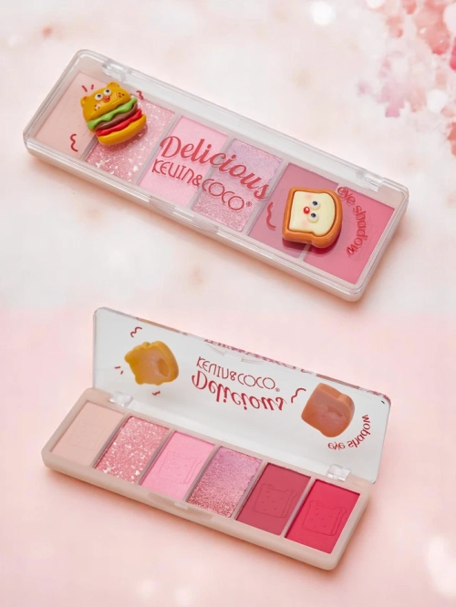 Kevin&Coco Палітра 6 тіней для повік з блиском Смачний