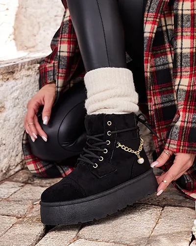 Royalfashion Damen Schnürstiefel Woruces