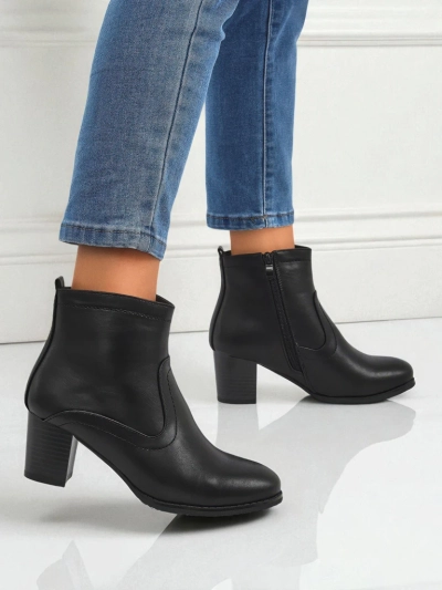 Damen Stiefeletten Öko-Leder mit Absatz Lunar Crest