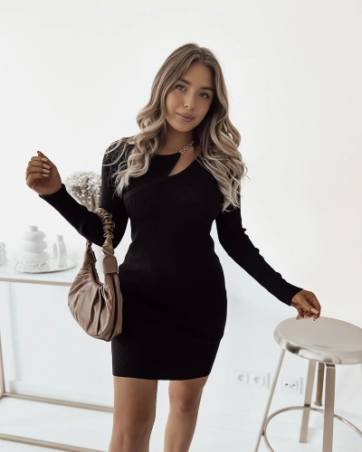 Royalfashion Damen Minikleid in schwarz