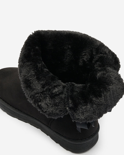 Royalfashion Damenstiefel a'la Schneestiefel in schwarz Aerfifi