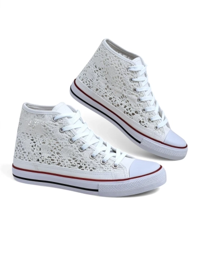 Royalfashion Damen perforierte Sneakers Limme