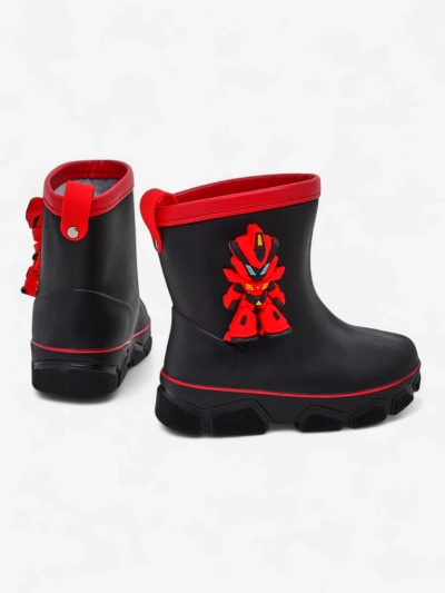 Royalfashion Kinder Gummistiefel mit Power Robot