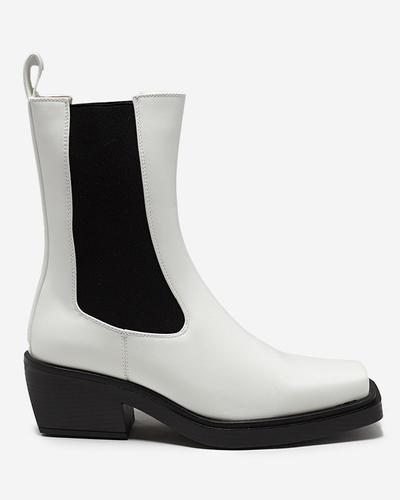 Weiße hohe Damen-Stiefel Darran - Footwear