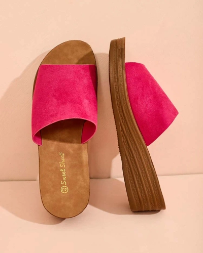 Royalfashion Women's Saffil low-heeled flip-flops