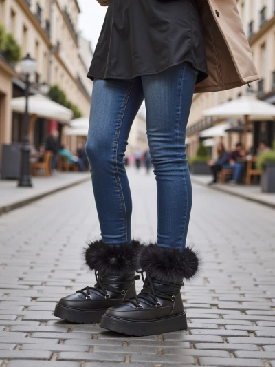 Royalfashion Damen Schneestiefel Melioz