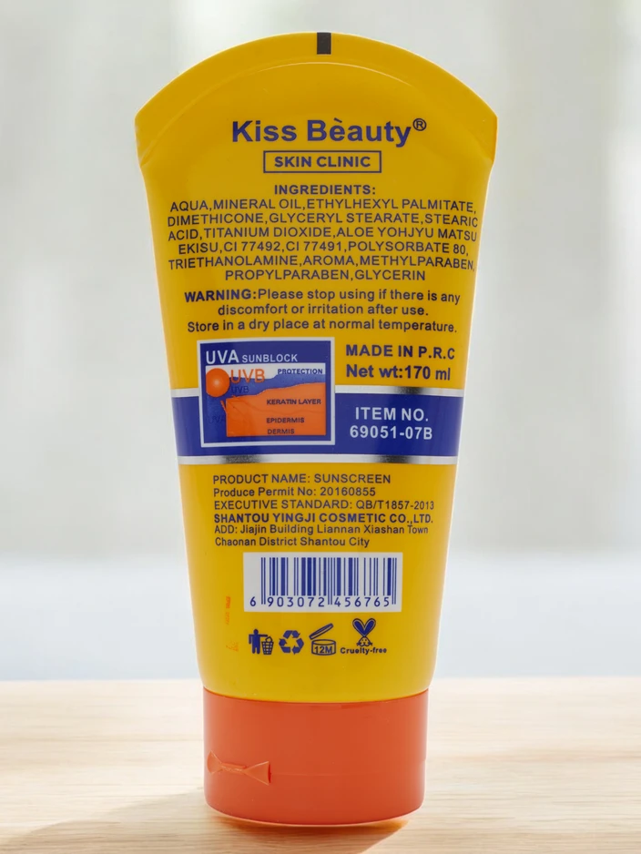 Kiss Beauty Sonnencreme 90 SPF 170ml