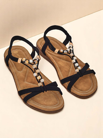 Royalfashion Damensandalen mit Imen-Verzierungen