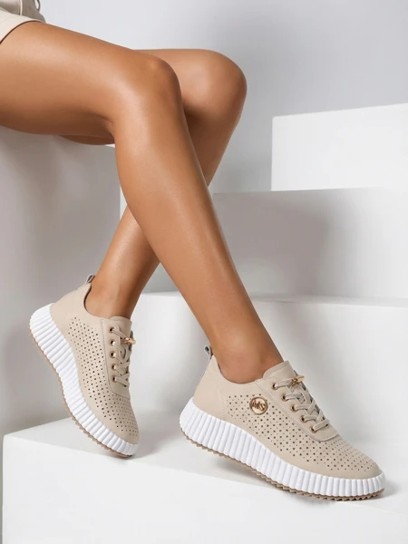 Royalfashion Damen sportliche Schnürsneaker Jovenes