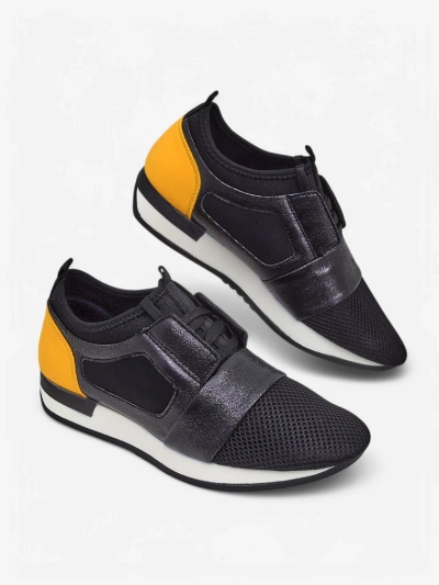 Royalfashion Damen Sport Sneakers Stoff Gentlesi