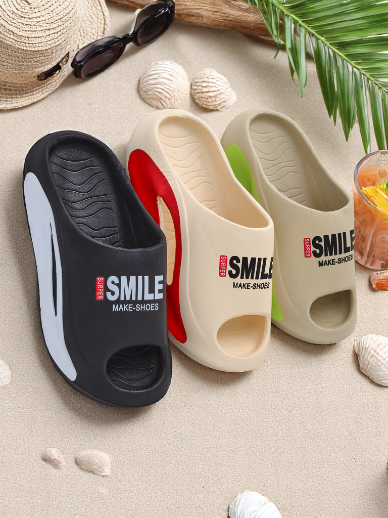 Royalfashion Universelle Gummi-Flip-Flops Super Smile