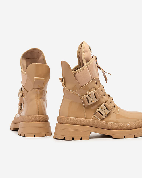 Royalfashion Світло-коричневі жіночі черевики-баггі Hennobs