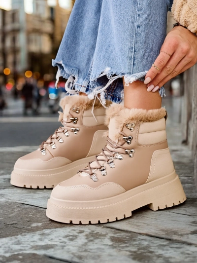 Royalfashion Damen Schnürstiefel Qiroz