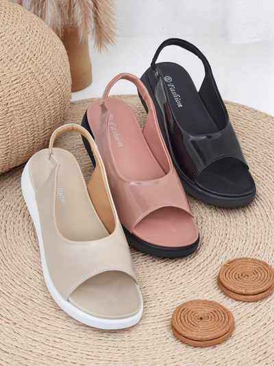 Royalfashion Damen Sandalen mit dicker Sohle Luna Shines