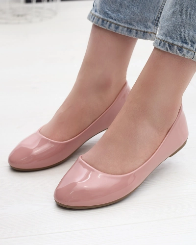 Rosa Damen Lackierte Ballerinas Fama - Footwear