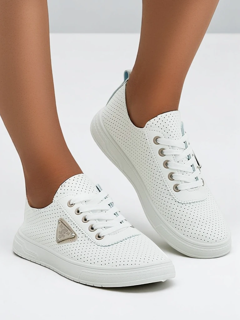 Royalfashion Schnürschuhe für Damen mit einem Druck Fennie