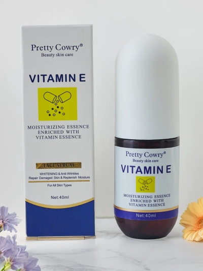 Schönes Cowry Gesichtsserum mit Vitamin E 40 ml