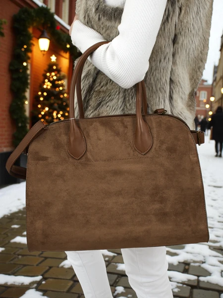 Damen Shopper Handtasche Öko-Wildleder Dorelle