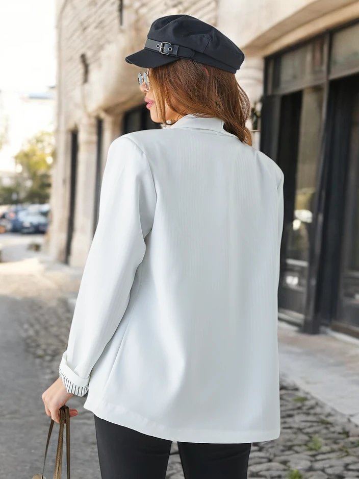 Royalfashion Damenblazer ohne Verschluss Elegantes