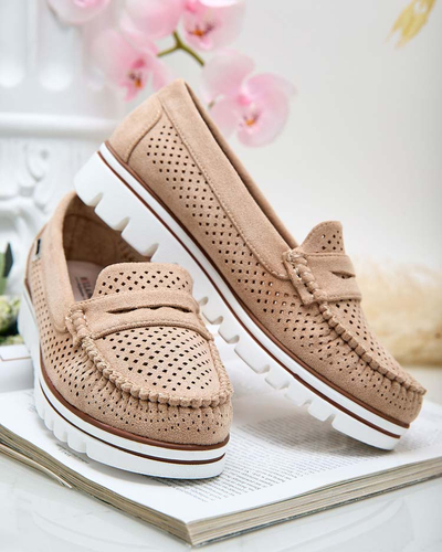 Royalfashion Ажурні жіночі мокасини Leteller