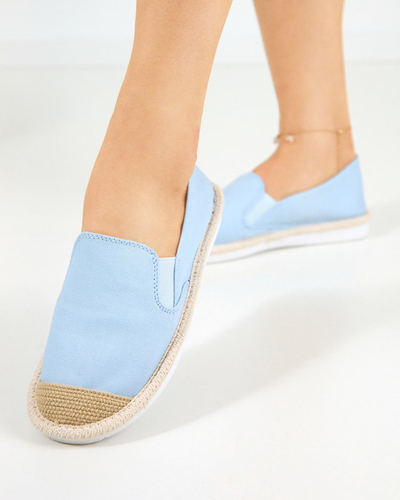 OUTLET Hellblaue Damen-Espadrilles Joll - Schuhe