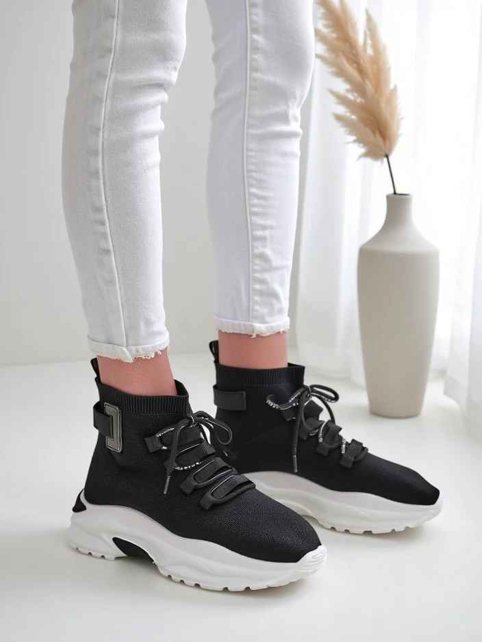 Royalfashion Damen Hochsport Sneakers Lorietea