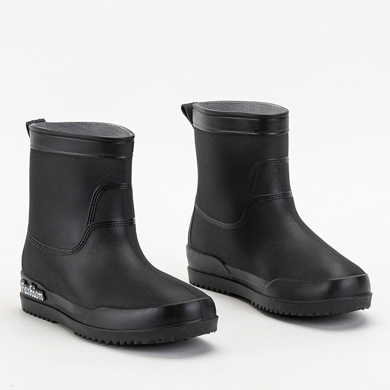 Mattschwarzer Damen-Regenstiefel Aqapi - Footwear