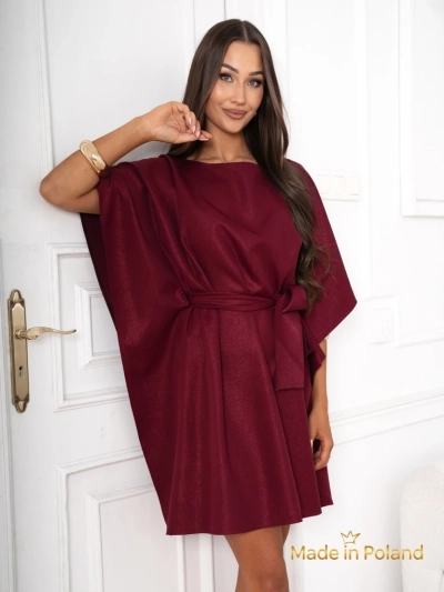 Aurelia Burgunderrotes Elegante Kleid