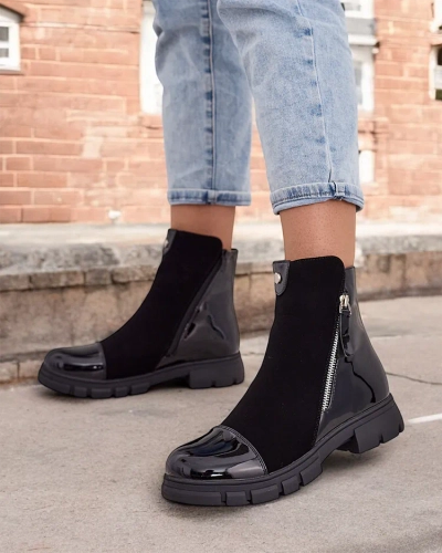 Royalfashion Klassische Damen Stiefeletten a'la Jodhpurs Urbanis