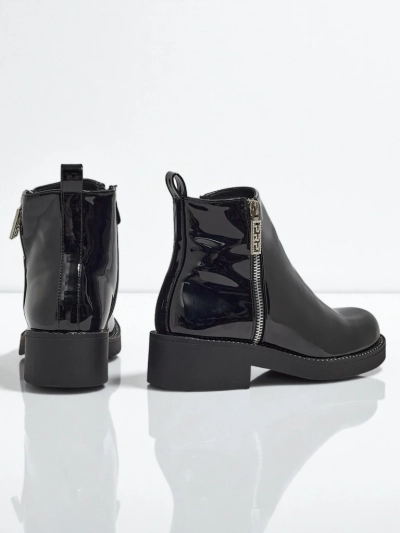 Lackierte Damenstiefeletten Calvera