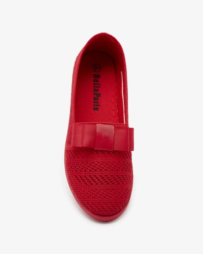 Rote Mädchen-Sneakers mit Schleife Lolisa - Schuhe