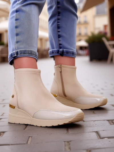 Royalfashion Damenstiefeletten auf Wedge Zarricos