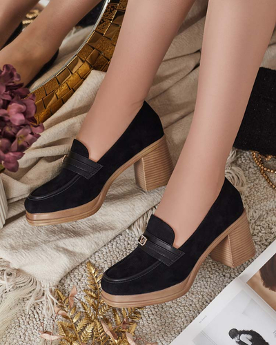 Royalfashion Damen Mokassins auf einem Pfosten Lemaneg