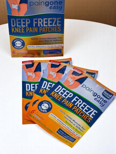 Kühlende Schmerzlinderungs-Pflaster für Knie (6 Stk.)