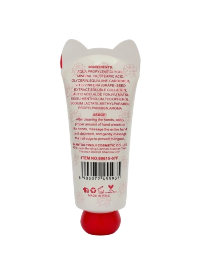 Feuchtigkeitsspendende Handcreme mit Rose
