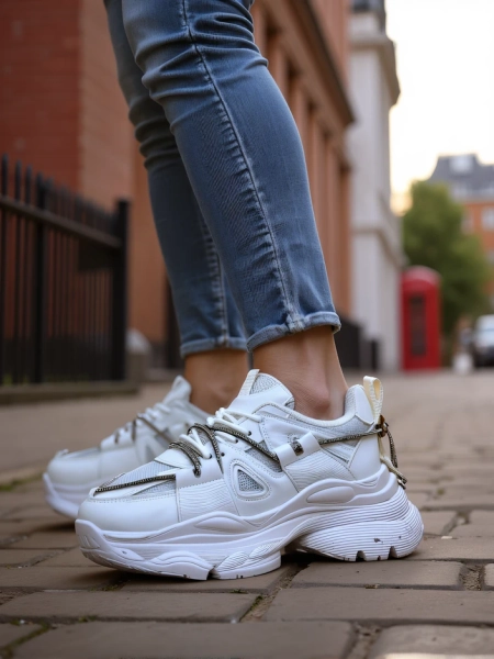 Royalfashion Damen Sneaker auf dicker Sohle Reterri