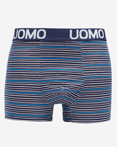 Marineblaue Herren-Boxershorts - Underwear