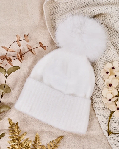 Royalfashion Damenmütze mit Bommel